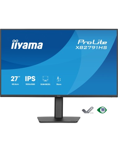 iiyama ProLite XB2791HS-B1 pantalla para PC 68,6 cm (27") 1920 x 1080 Pixeles Full HD LED Negro