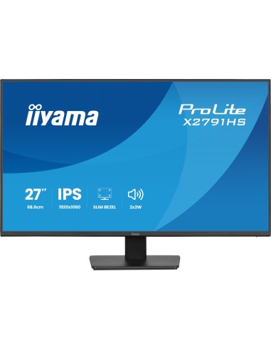 iiyama ProLite X2791HS-B1 pantalla para PC 68,6 cm (27") 1920 x 1080 Pixeles Full HD LED Negro