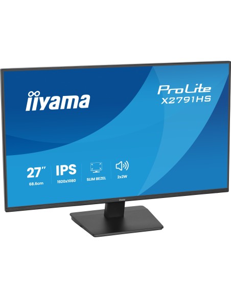 iiyama ProLite X2791HS-B1 pantalla para PC 68,6 cm (27") 1920 x 1080 Pixeles Full HD LED Negro