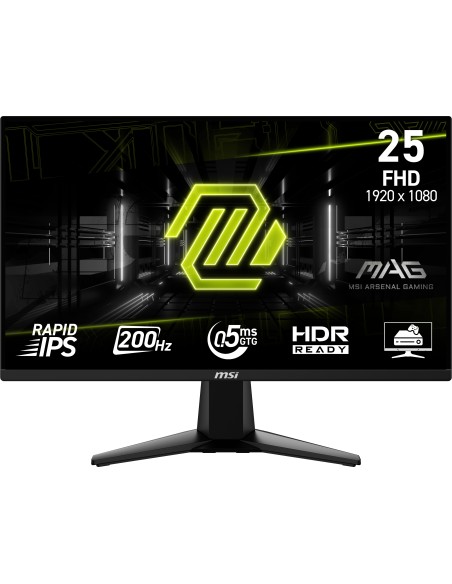 MSI MAG 255F E20 pantalla para PC 62,2 cm (24.5") 1920 x 1080 Pixeles Full HD LCD Negro
