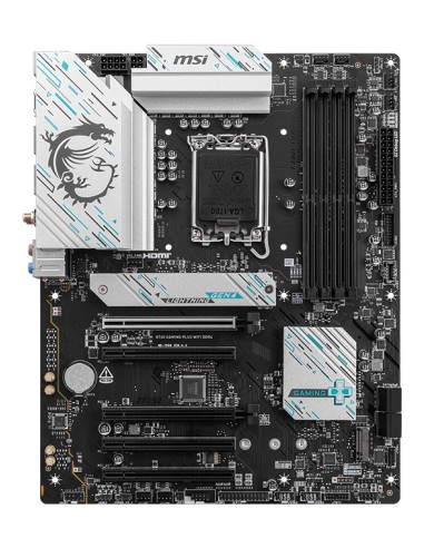 MSI B760 GAMING PLUS WIFI DDR4 placa base Intel B760 LGA 1700 ATX