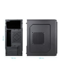 TooQ Caja Minitorre Micro-ATX “DODEKA ULTRA” Negra 2