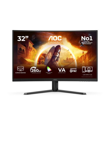 AOC G4 C32G42ZE pantalla para PC 80 cm (31.5") 1920 x 1080 Pixeles Full HD LED Negro, Rojo