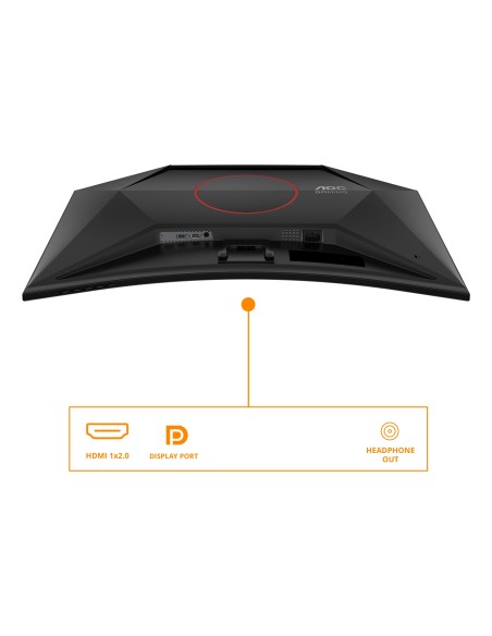 AOC G4 C32G42ZE pantalla para PC 80 cm (31.5") 1920 x 1080 Pixeles Full HD LED Negro, Rojo