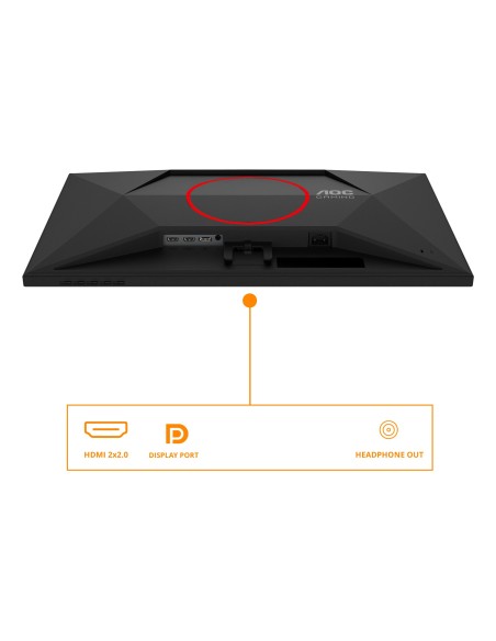 AOC G4 27G4ZRE pantalla para PC 68,6 cm (27") 1920 x 1080 Pixeles Full HD LED Negro, Rojo