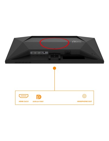 AOC G4 24G4ZRE pantalla para PC 60,5 cm (23.8") 1920 x 1080 Pixeles Full HD LED Negro, Rojo