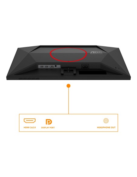 AOC G4 24G4ZRE pantalla para PC 60,5 cm (23.8") 1920 x 1080 Pixeles Full HD LED Negro, Rojo