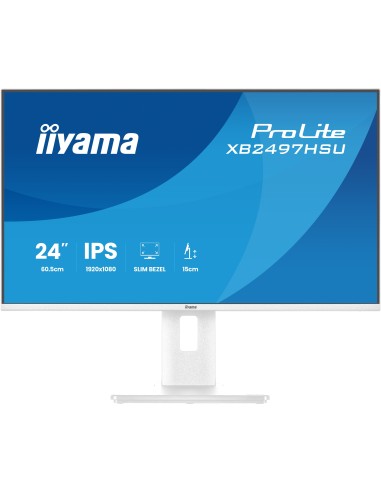 iiyama ProLite XB2497HSU-W1 pantalla para PC 60,5 cm (23.8") 1920 x 1080 Pixeles Full HD LED Blanco