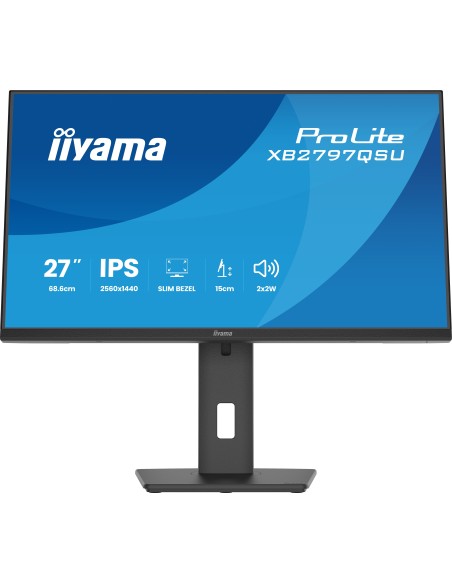 iiyama ProLite XB2797QSU-B1 pantalla para PC 68,6 cm (27") 2560 x 1440 Pixeles Quad HD LED Negro