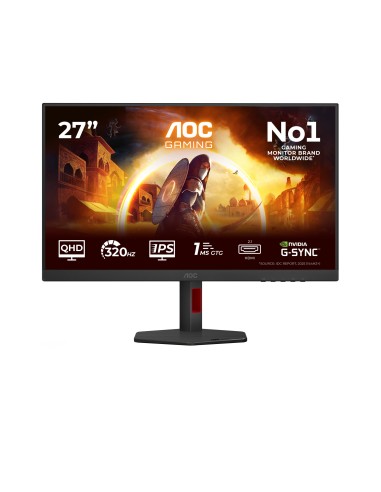 AOC G4 Q27G4SRU pantalla para PC 68,6 cm (27") 2560 x 1440 Pixeles Quad HD LED Negro, Rojo