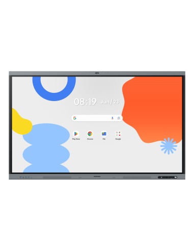 Samsung LH86WAFPLGC pizarra blanca interactiva 2,18 m (86") 3840 x 2160 Pixeles Pantalla táctil Negro, Gris