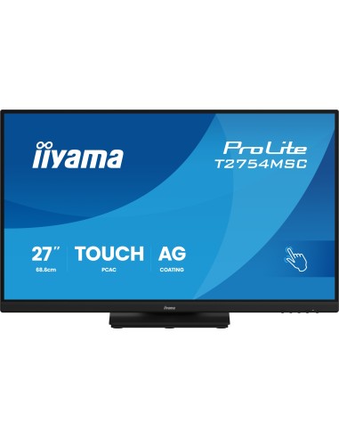 iiyama ProLite T2754MSC-B2AG pantalla para PC 68,6 cm (27") 1920 x 1080 Pixeles Full HD LED Pantalla táctil Multi-usuario Negro