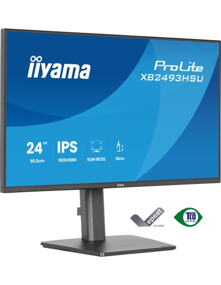 iiyama ProLite XB2493HSU-B1 pantalla para PC 60,5 cm (23.8") 1920 x 1080 Pixeles Full HD LED Negro