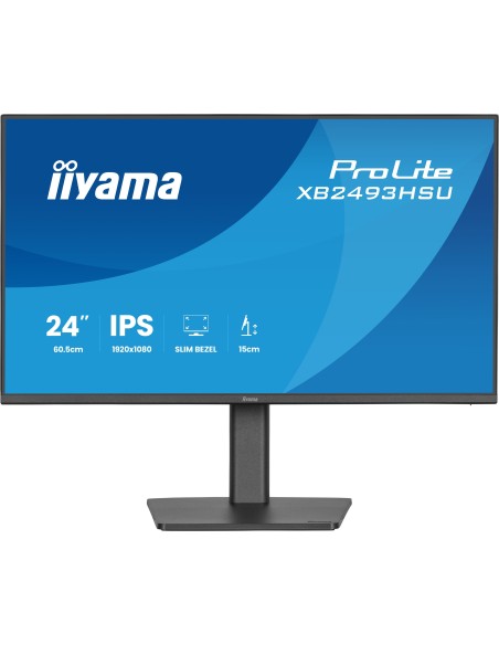 iiyama ProLite XB2493HSU-B1 pantalla para PC 60,5 cm (23.8") 1920 x 1080 Pixeles Full HD LED Negro