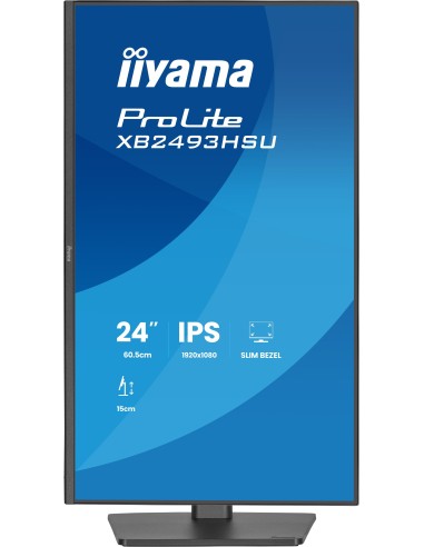 iiyama ProLite XB2493HSU-B1 pantalla para PC 60,5 cm (23.8") 1920 x 1080 Pixeles Full HD LED Negro