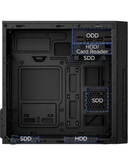 CoolBox CAJA MATX M680 USB-C 3.2 GEN1 FTE.BASIC500 500W
