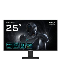 GIGABYTE GS25F14 Monitor Gaming FHD de 25” - 1920 x 1080, 144Hz, 1ms, 300 cd m², Display HDR 10, HDMI 2.0, DisplayPort 1.2