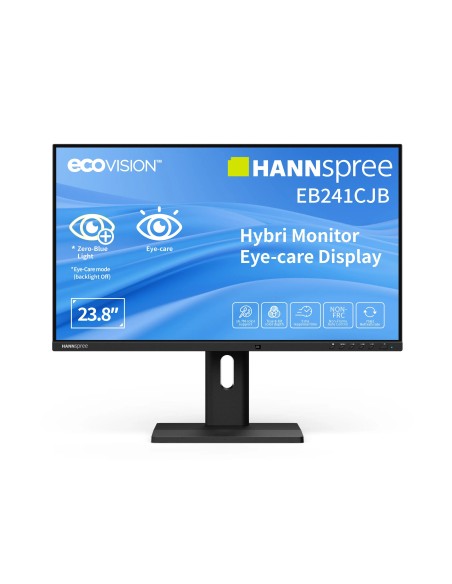Hannspree Hybri Monitor EB241CJB pantalla para PC 60,5 cm (23.8") 1920 x 1080 Pixeles Full HD LCD Negro