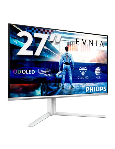 Philips Evnia 6000 27M2N6501L 00 pantalla para PC 67,3 cm (26.5") 2560 x 1440 Pixeles Quad HD QD-OLED Blanco