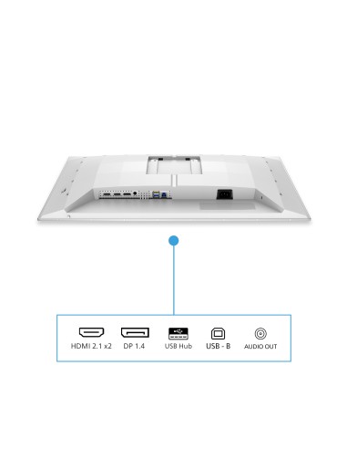 Philips Evnia 6000 27M2N6501L 00 pantalla para PC 67,3 cm (26.5") 2560 x 1440 Pixeles Quad HD QD-OLED Blanco