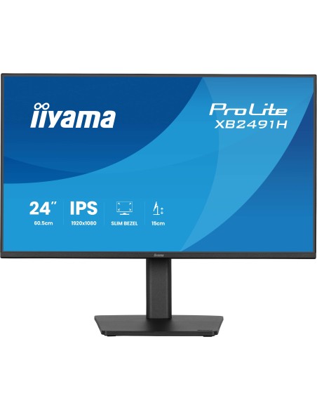 iiyama ProLite XB2491H-B1 pantalla para PC 60,5 cm (23.8") 1920 x 1080 Pixeles Full HD LCD Negro