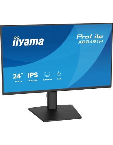iiyama ProLite XB2491H-B1 pantalla para PC 60,5 cm (23.8") 1920 x 1080 Pixeles Full HD LCD Negro