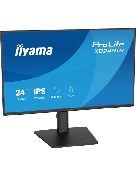 iiyama ProLite XB2491H-B1 pantalla para PC 60,5 cm (23.8") 1920 x 1080 Pixeles Full HD LCD Negro