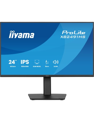 iiyama ProLite XB2491HS-B1 pantalla para PC 60,5 cm (23.8") 1920 x 1080 Pixeles Full HD LCD Negro