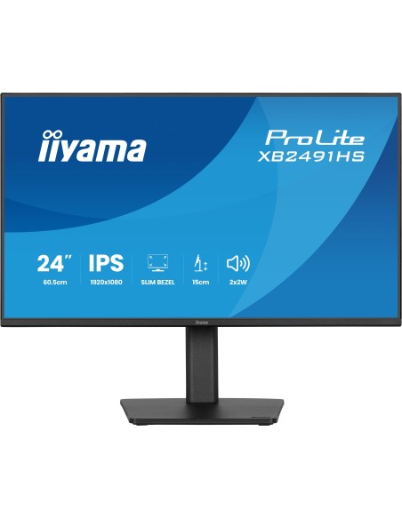 iiyama ProLite XB2491HS-B1 pantalla para PC 60,5 cm (23.8") 1920 x 1080 Pixeles Full HD LCD Negro