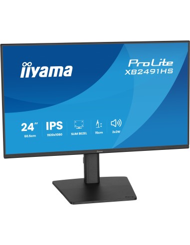 iiyama ProLite XB2491HS-B1 pantalla para PC 60,5 cm (23.8") 1920 x 1080 Pixeles Full HD LCD Negro