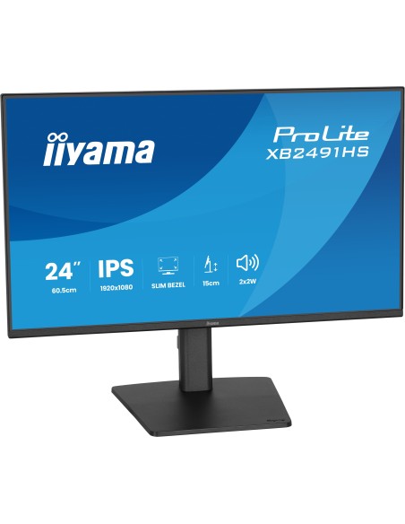 iiyama ProLite XB2491HS-B1 pantalla para PC 60,5 cm (23.8") 1920 x 1080 Pixeles Full HD LCD Negro