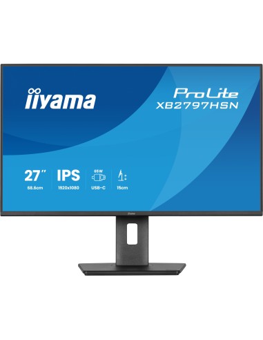 iiyama ProLite XB2797HSN-B1 pantalla para PC 68,6 cm (27") 1920 x 1080 Pixeles Full HD LCD Negro