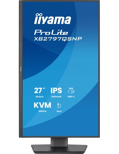 iiyama ProLite XB2797QSNP-B1 pantalla para PC 68,6 cm (27") 2560 x 1440 Pixeles Quad HD LCD Negro