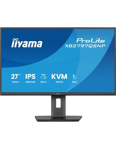 iiyama ProLite XB2797QSNP-B1 pantalla para PC 68,6 cm (27") 2560 x 1440 Pixeles Quad HD LCD Negro