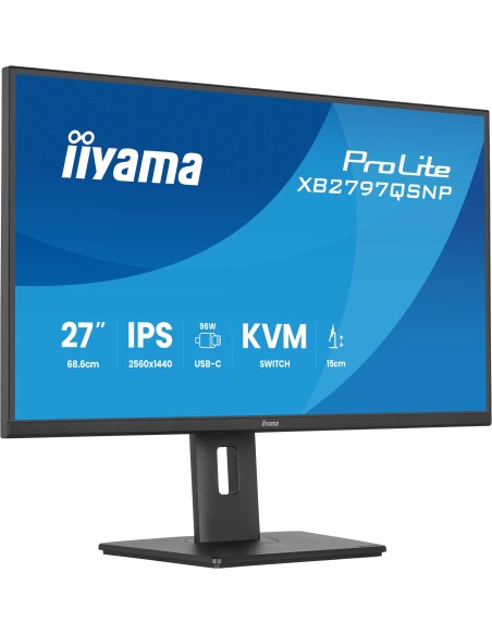 iiyama ProLite XB2797QSNP-B1 pantalla para PC 68,6 cm (27") 2560 x 1440 Pixeles Quad HD LCD Negro