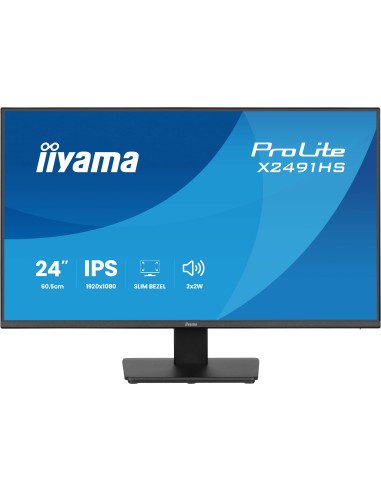 iiyama ProLite X2491HS-B1 pantalla para PC 60,5 cm (23.8") 1920 x 1080 Pixeles Full HD LCD Negro