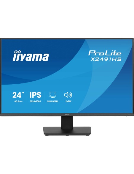 iiyama ProLite X2491HS-B1 pantalla para PC 60,5 cm (23.8") 1920 x 1080 Pixeles Full HD LCD Negro