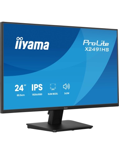 iiyama ProLite X2491HS-B1 pantalla para PC 60,5 cm (23.8") 1920 x 1080 Pixeles Full HD LCD Negro