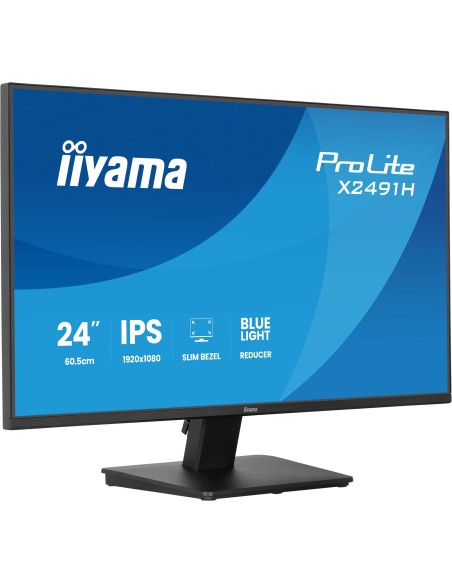 iiyama ProLite X2491H-B1 pantalla para PC 60,5 cm (23.8") 1920 x 1080 Pixeles Full HD LCD Negro