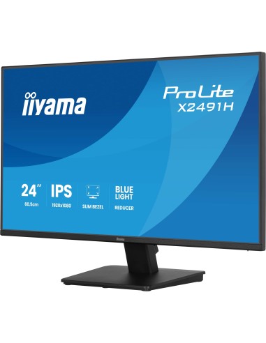 iiyama ProLite X2491H-B1 pantalla para PC 60,5 cm (23.8") 1920 x 1080 Pixeles Full HD LCD Negro