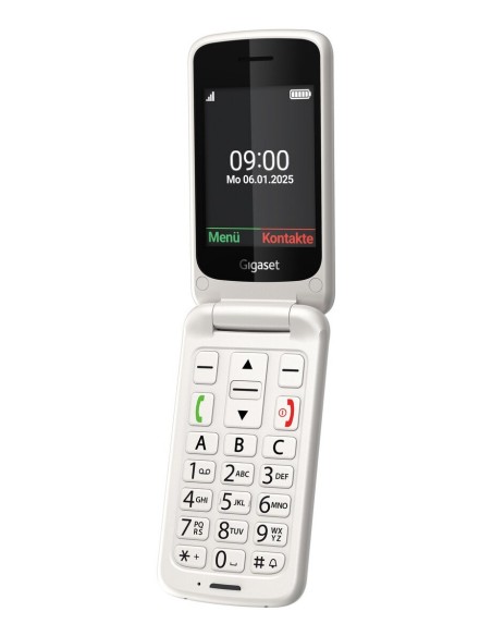 Gigaset GL595 7,11 cm (2.8") 114 g Blanco Teléfono para personas mayores