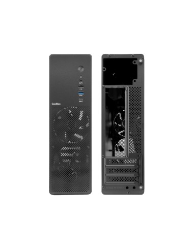 CoolBox CAJA MATX SLIM T100 USB-C 3.2 GEN1 FULL METAL S FTE + 1 VENT. 90MM