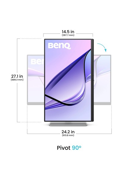 BenQ MA270UP pantalla para PC 68,6 cm (27") 3840 x 2160 Pixeles 4K Ultra HD Blanco