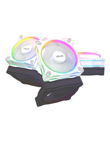 ASUS Prime MR120 Fan ARGB White 3in1 Carcasa del ordenador Ventilador 12 cm Blanco