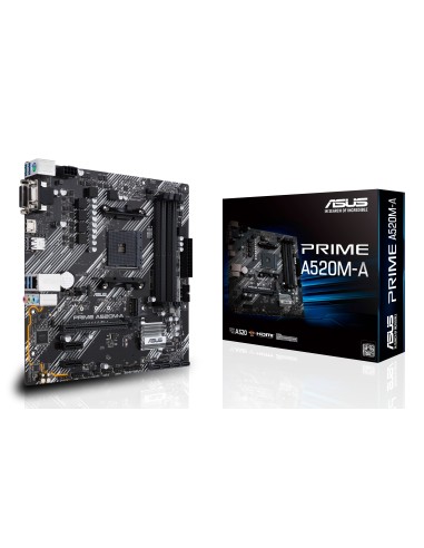 ASUS PRIME A520M-A II CSM AMD A520 Zócalo AM4 micro ATX