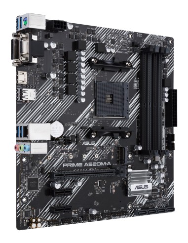 ASUS PRIME A520M-A II CSM AMD A520 Zócalo AM4 micro ATX