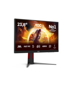 AOC G4 24G4HA pantalla para PC 60,5 cm (23.8") 1920 x 1080 Pixeles Full HD LED Negro, Rojo 2