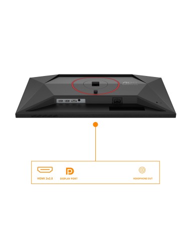 AOC G4 24G4HA pantalla para PC 60,5 cm (23.8") 1920 x 1080 Pixeles Full HD LED Negro, Rojo