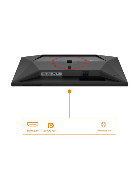 AOC G4 24G4HA pantalla para PC 60,5 cm (23.8") 1920 x 1080 Pixeles Full HD LED Negro, Rojo