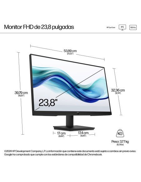 HP Series 3 Pro Monitor FHD de 23,8 pulgadas - 324pf